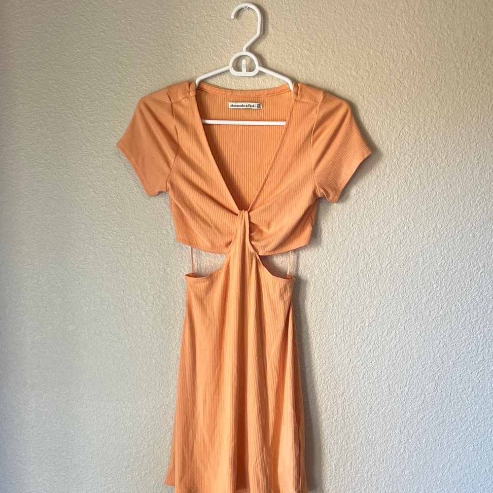 Abercrombie & Fitch Peach Backless Dress